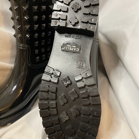 Capelli ny Black rain boots NWOT - Picture 3 of 7